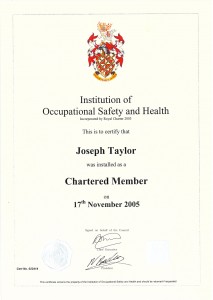 IOSH Chartered Member